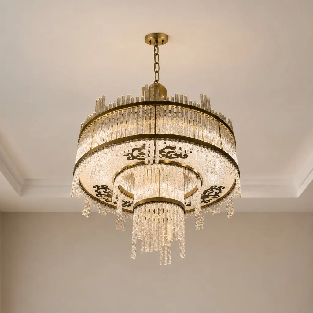 Grand Crystal Chandelier
